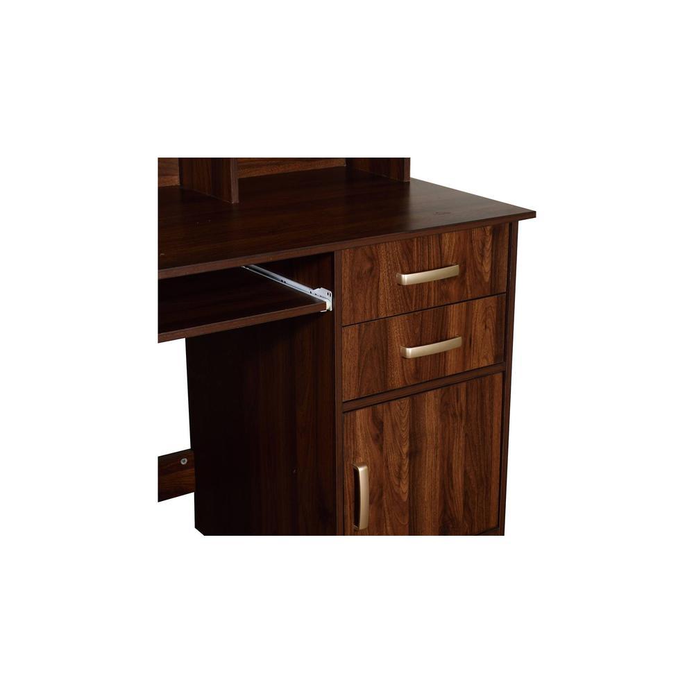Shamon Study Table in Columbia Walnut Finish