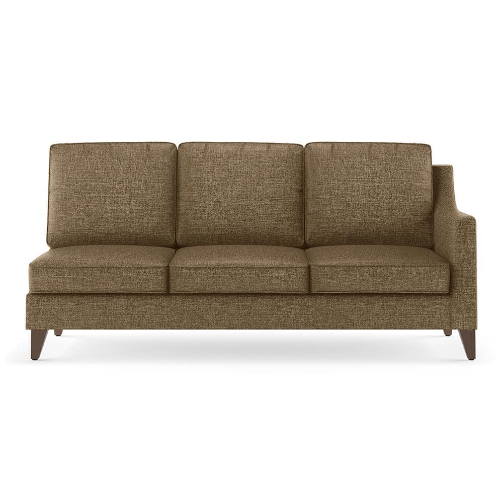 Abbey Sectional Sofa (Colour : Dune, Cushion : Soft, Seater : Left Aligned 3 Seater + Left Aligned Chaise)