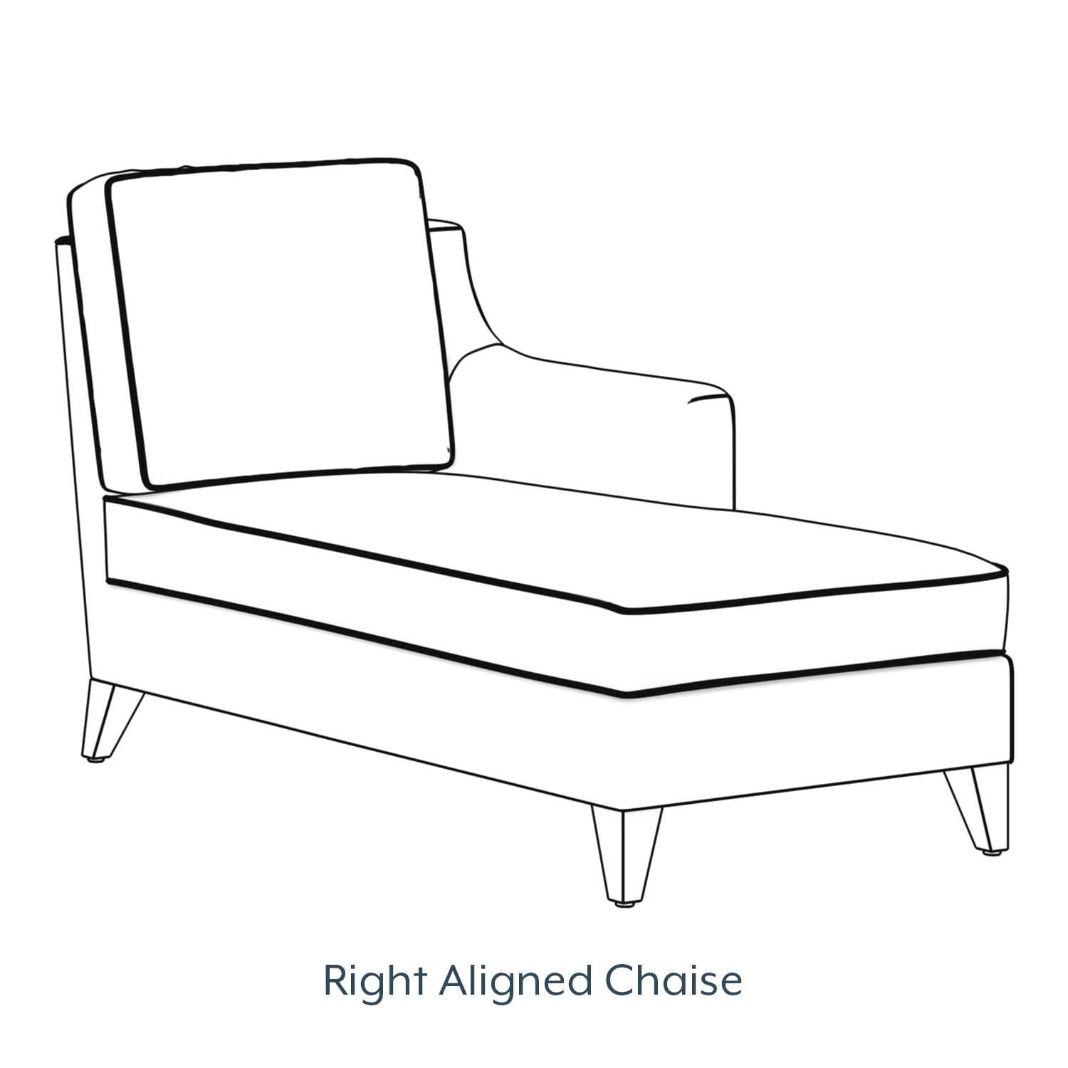 Abbey Sofa (Colour : Oyster Beige, Cushion : Soft, Seating Capacity : Right Aligned Chaise)