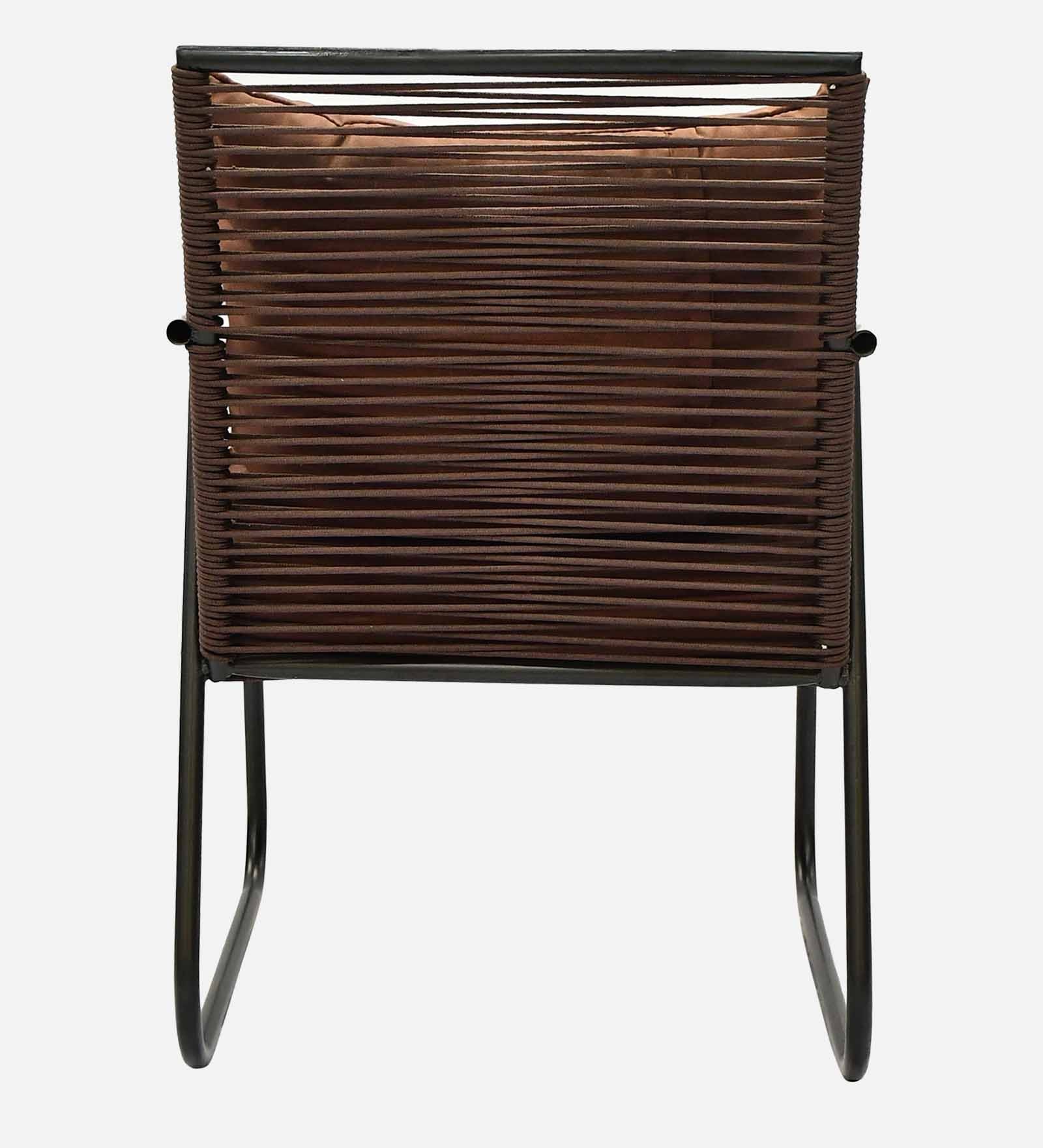 Bardelona 2+1+1 Seater Rope Sofa Set in Brown Finish