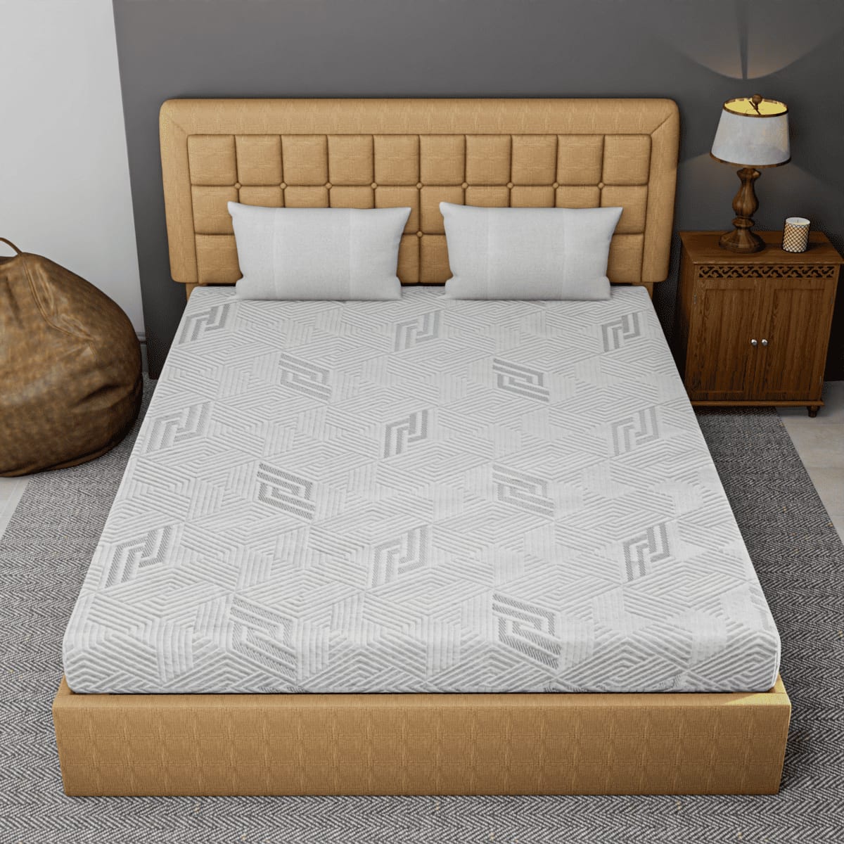 Drilled Air Cool Ortho Memory King Mattress 84 X 66 8 Inches