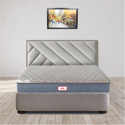 Health Spa Air Dual Comfort With SRTX Technology 5 Inch King Size Bonded Foam Mattress (75X72 Inches), Infused Cool Gel, NASA Approved Memory Foam, All Side Quilted
