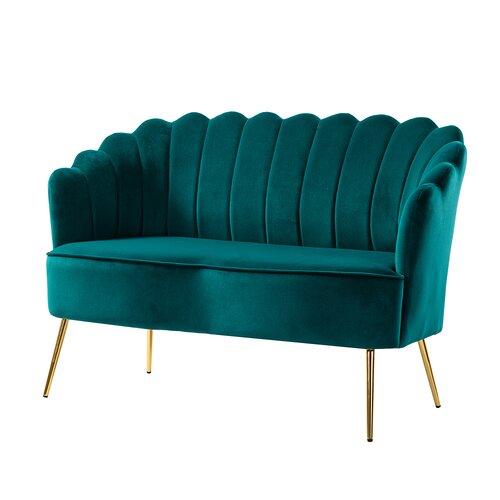 Ukraine Fabric Sofa (Blue)