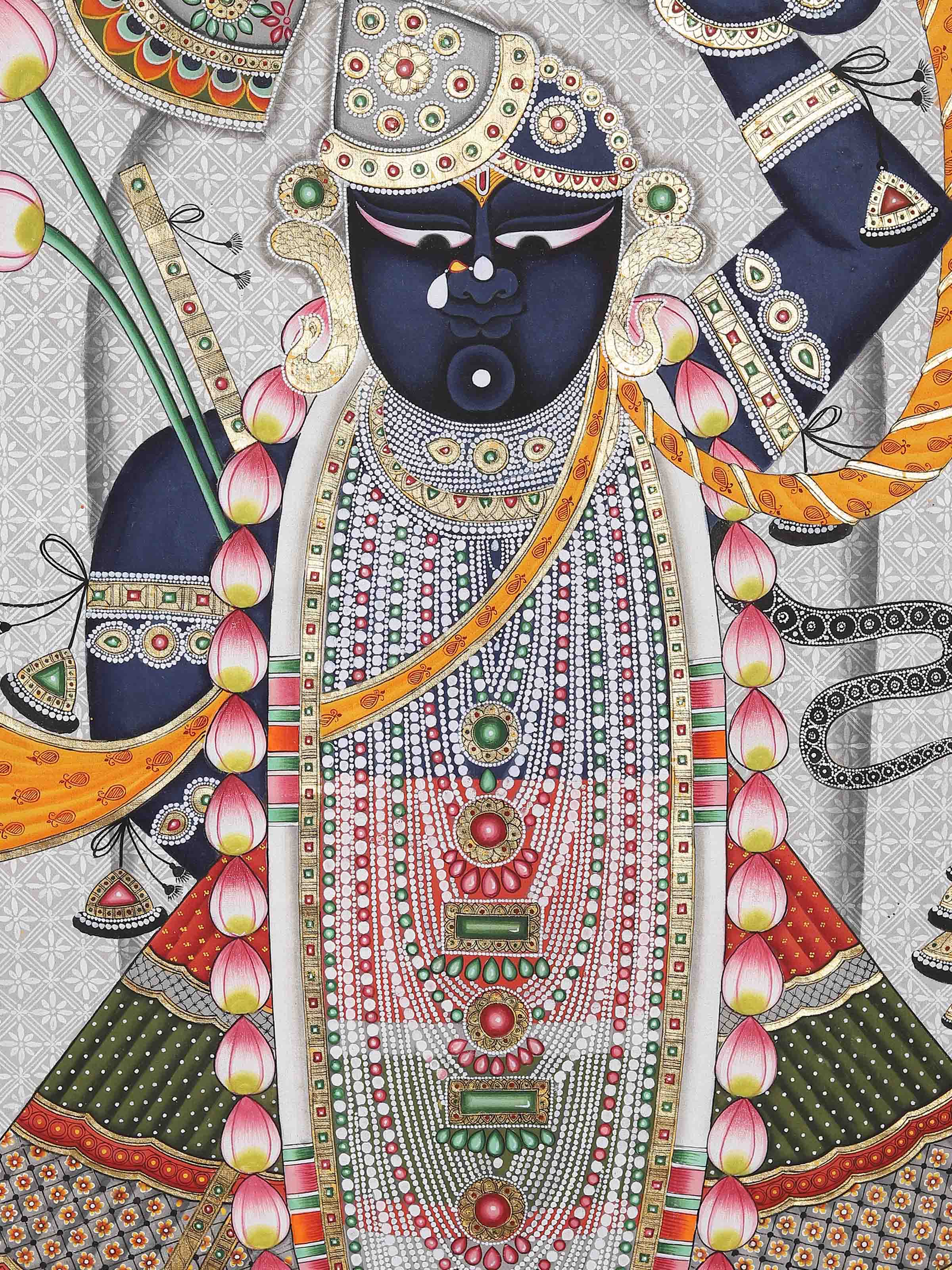 Shrinathji Swaroop Pichwai Painting