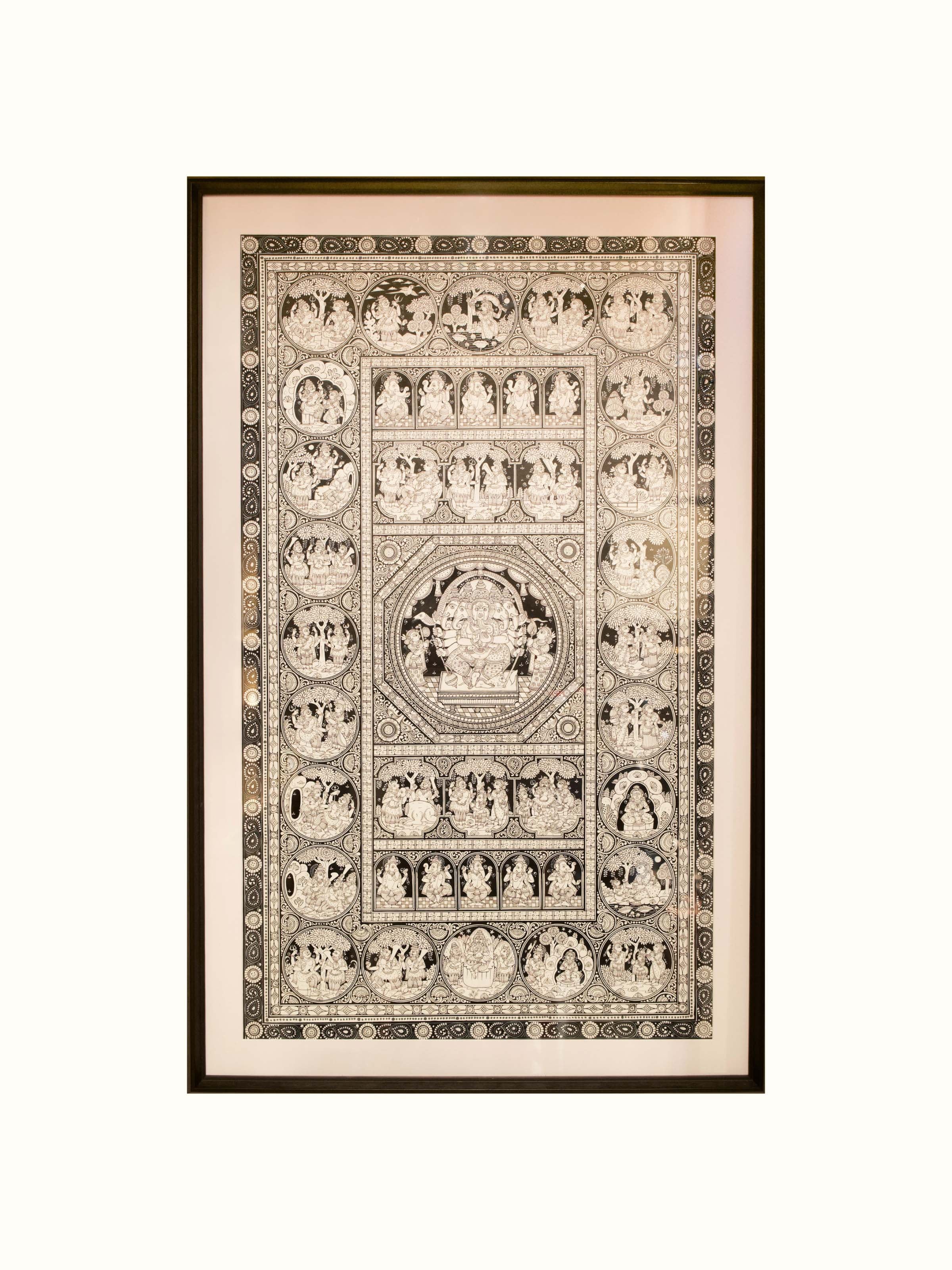 Ganesha Pattachitra Painting