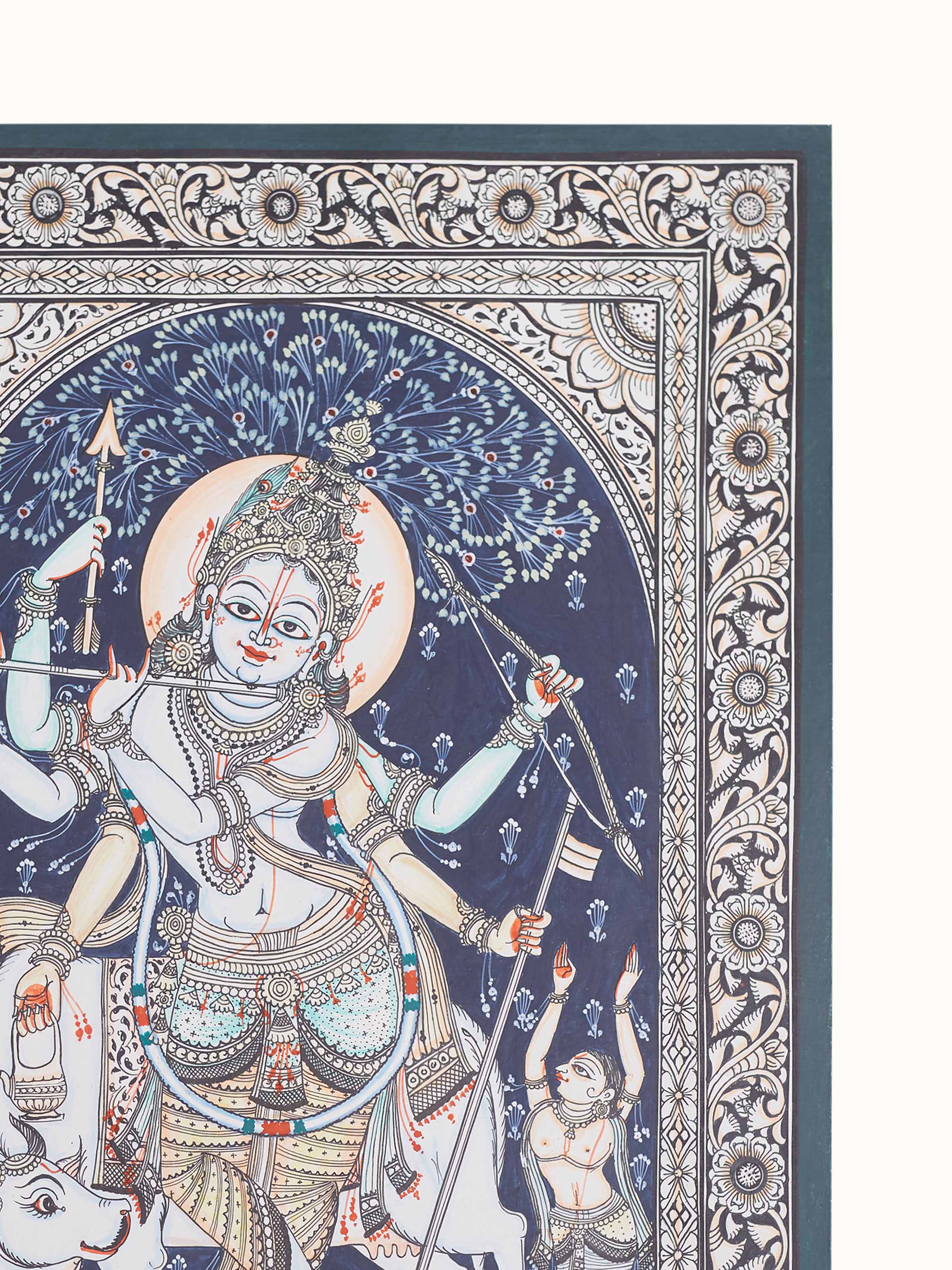 Krishna Odisha Patachitra Painting