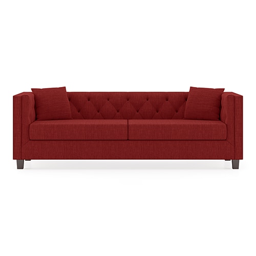 Windsor Sofa Set (Colour: Salsa Red, Seater: 3+2+1)
