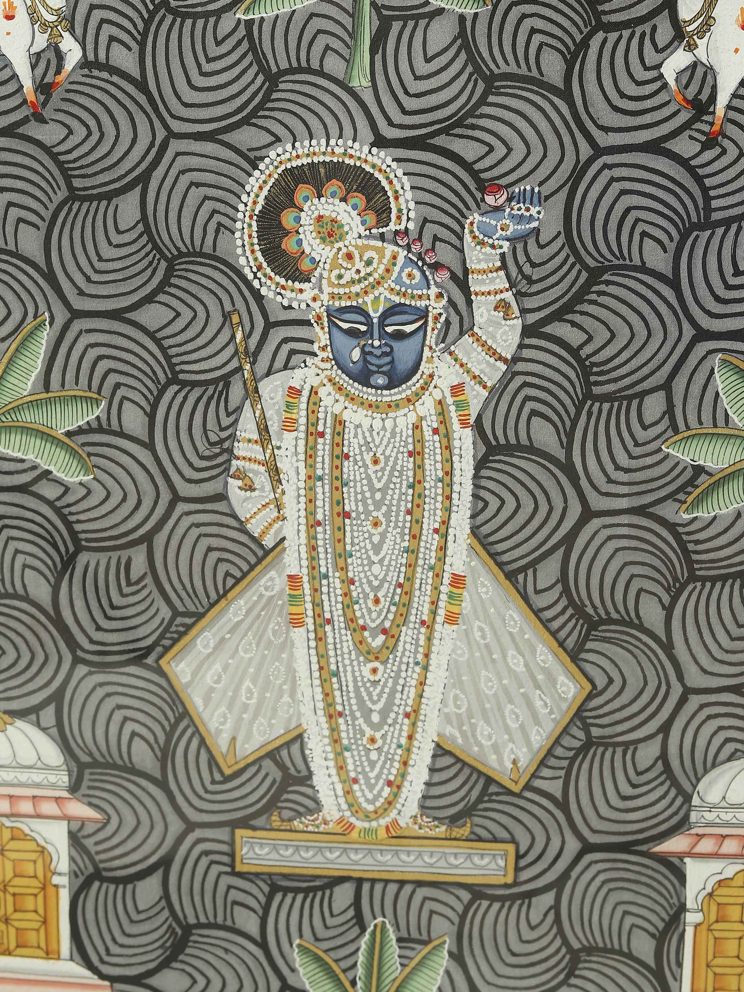 Shrinathji Illusion Pichwai Painting
