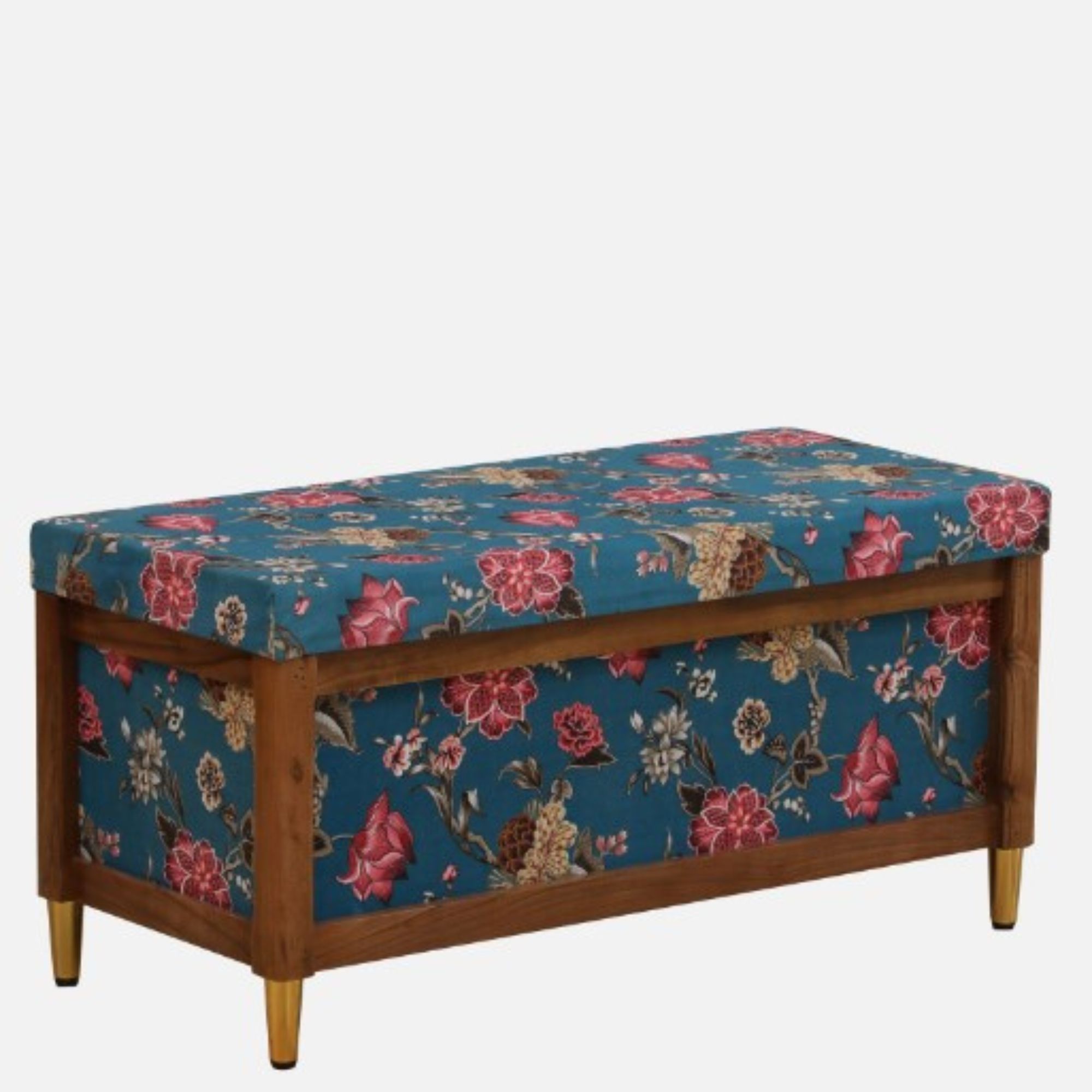 Harper Trunk In Turquoise Blue