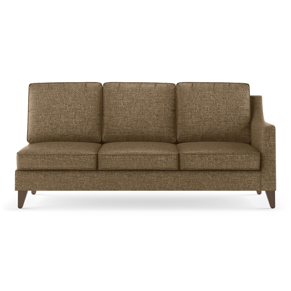 Abbey Sectional Sofa (Colour : Dune, Cushion : Hard, Seater : Left Aligned 3 Seater + Left Aligned Chaise)