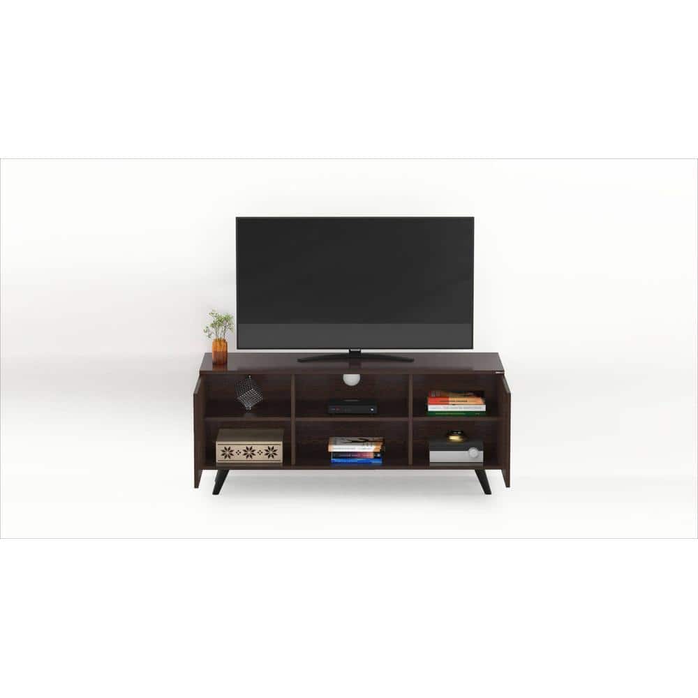 Harmond Engineered Wood TV Unit in Wenge Finish - RRV-000310