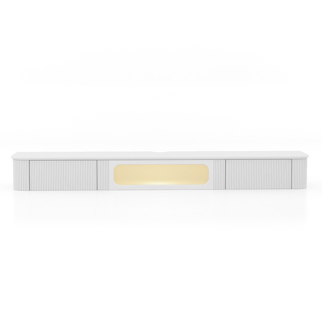 Estella Wall Mounted TV Unit Cream Finish