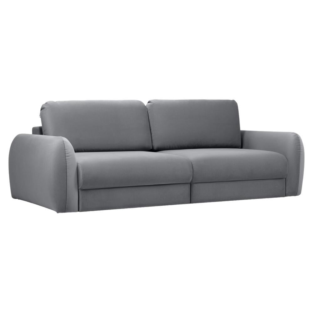 Lite 3 Seater Fold Out Sofa Cum Bed In Grey Colour