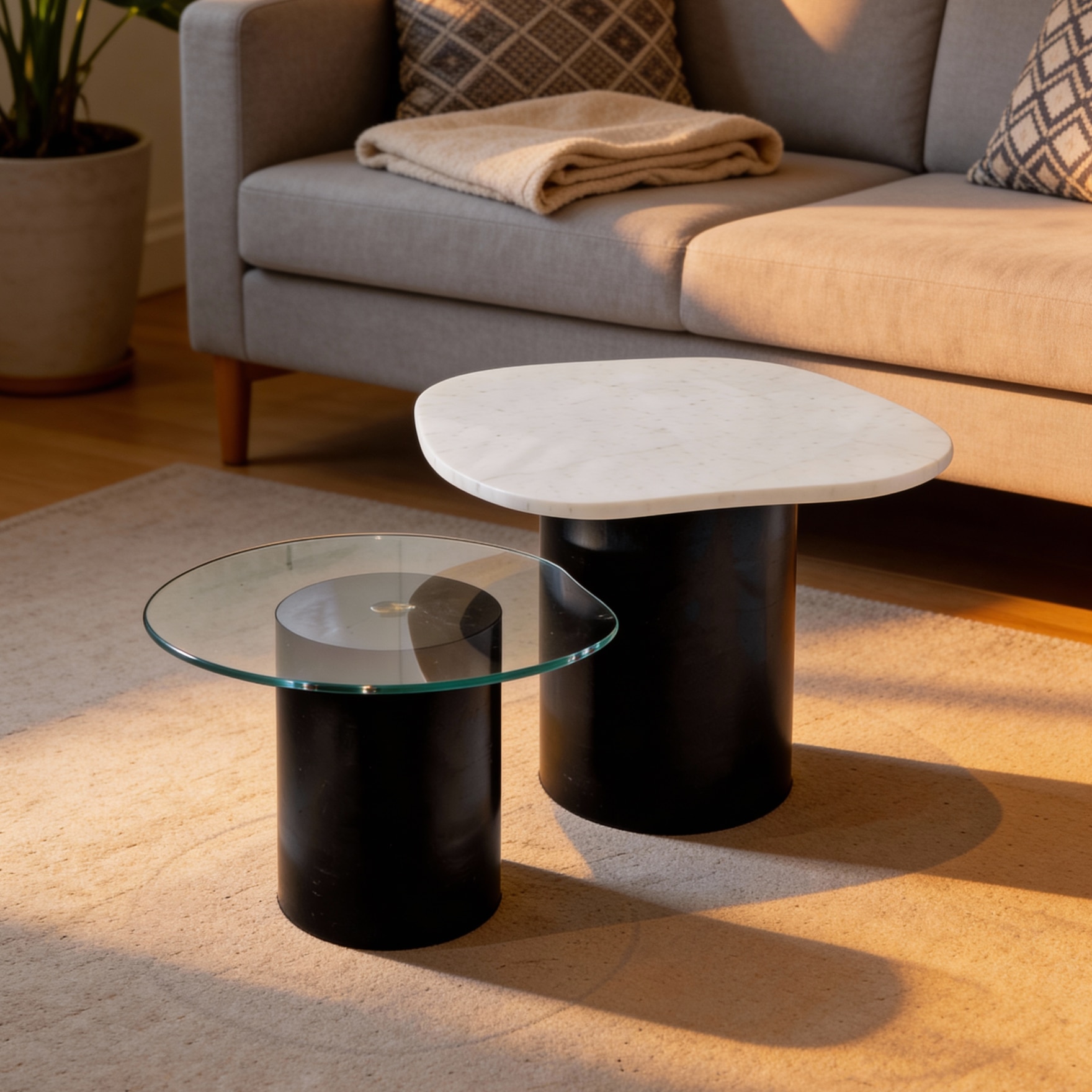 Modern Museum Duo Table