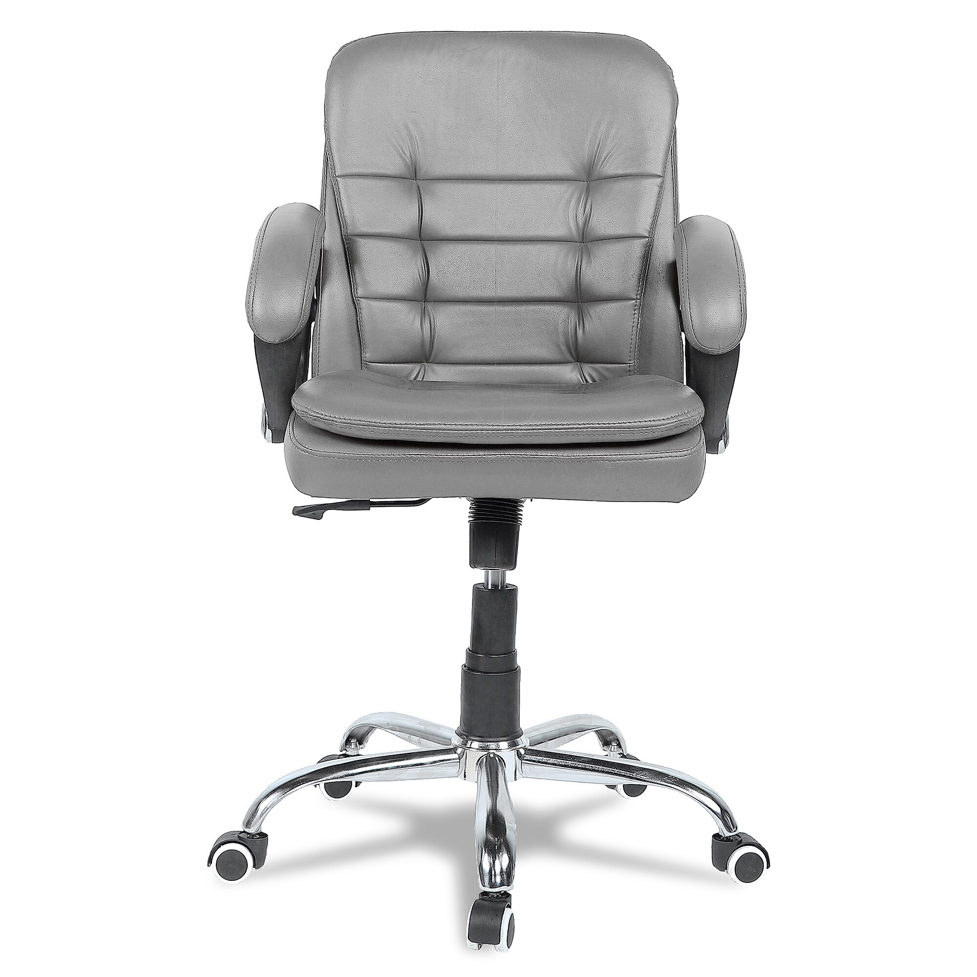 Veaoilaa Mid Back Executive Chair in Grey Colour