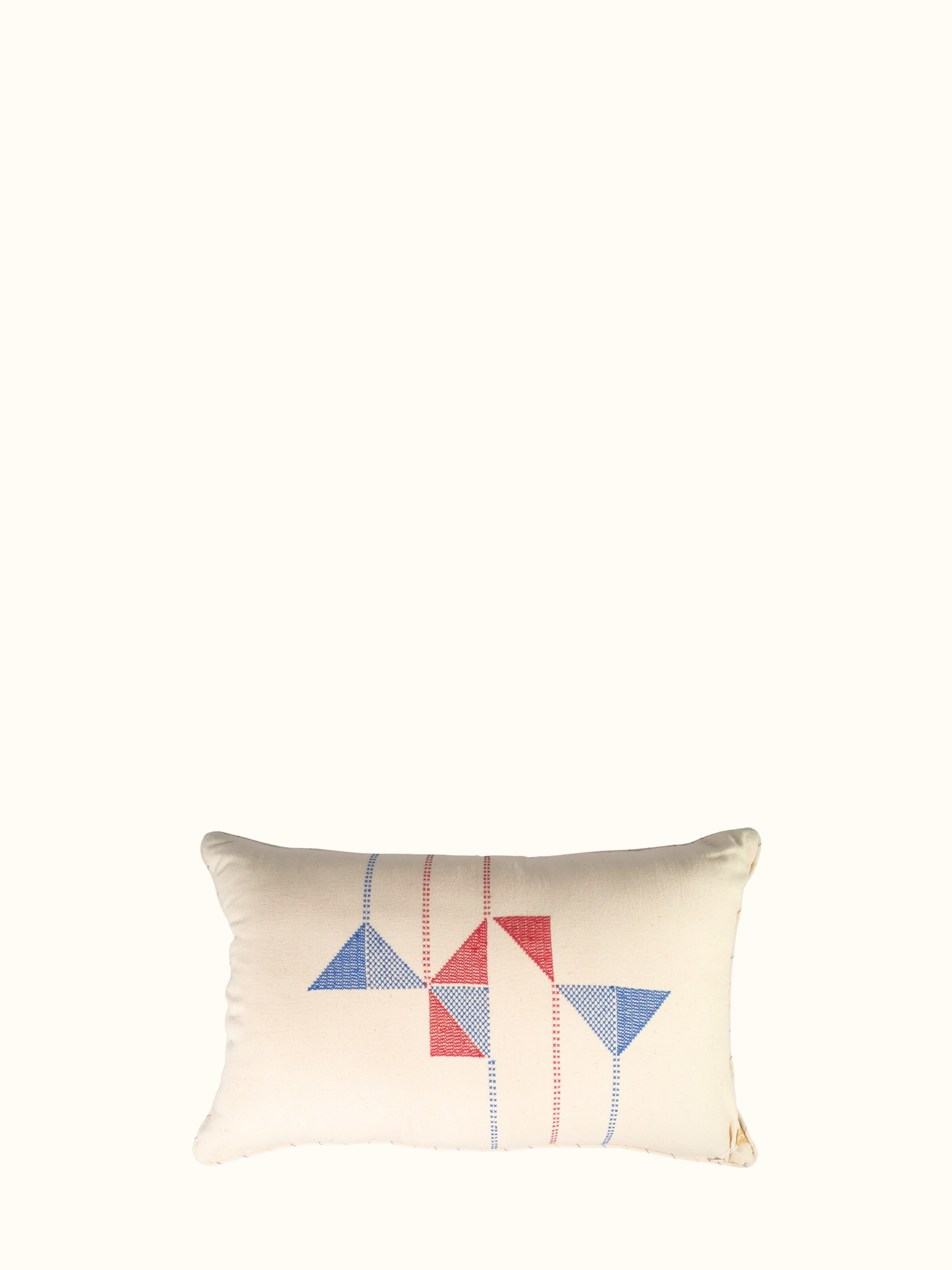 Back side view of Uttarayan cotton cushion cover