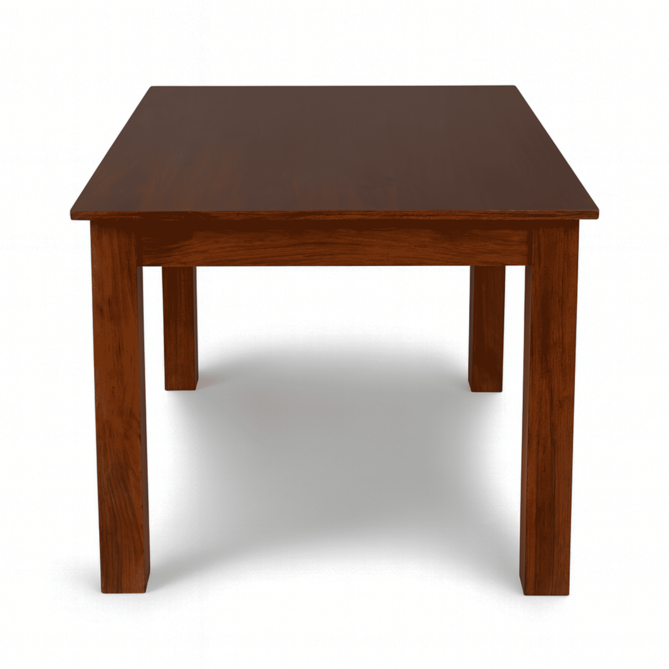 Globally Indian Sheesham Wood 4 Seater Dining Table Set With 4 Solid Wood Upholstered Chairs –  In Blue Color