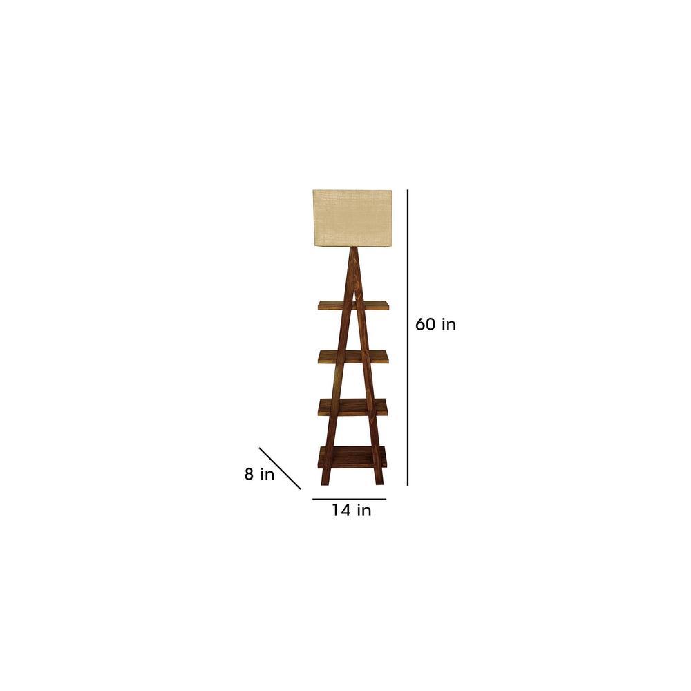Louise Beige Jute Floor Lamp with Beige Jute Base