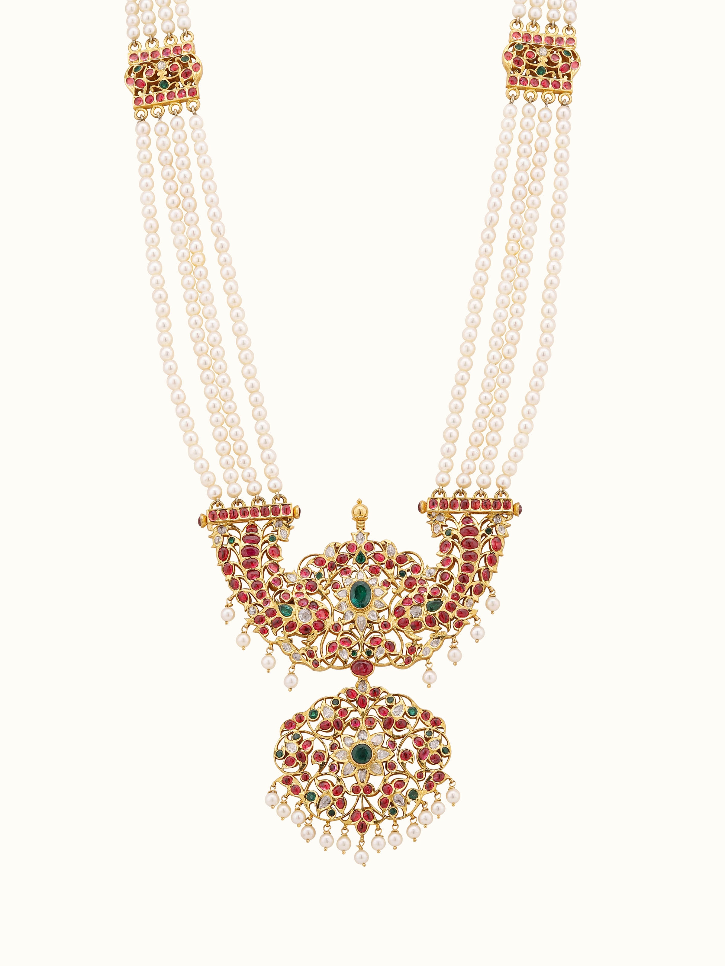 Kundala Velai 22 Karat Gold Long Necklace