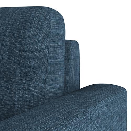 Verona Premium 3 Seater Fabric Sofa in Indigo Blue Colour