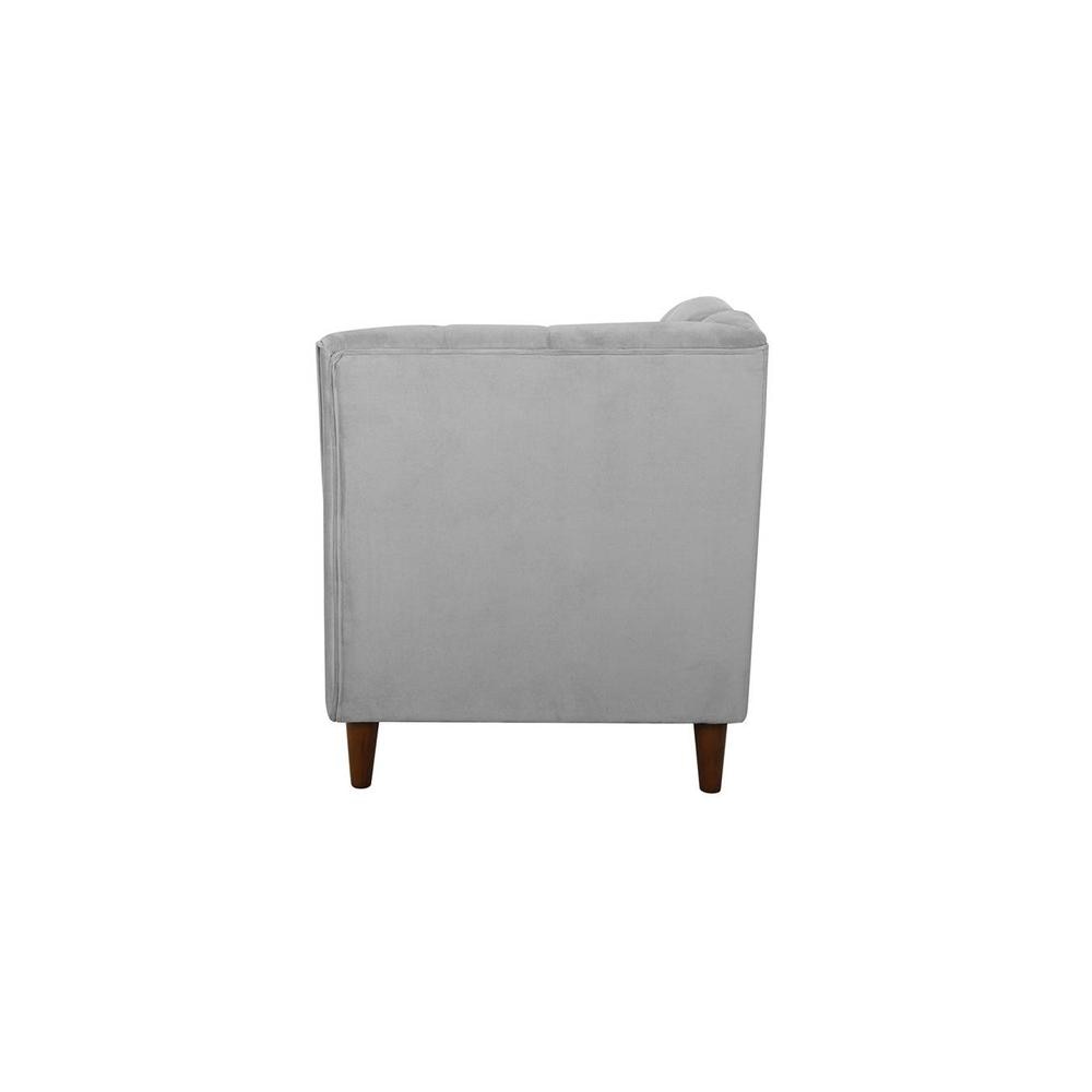 Korslund Velvet Chaise Launger in Grey Colour