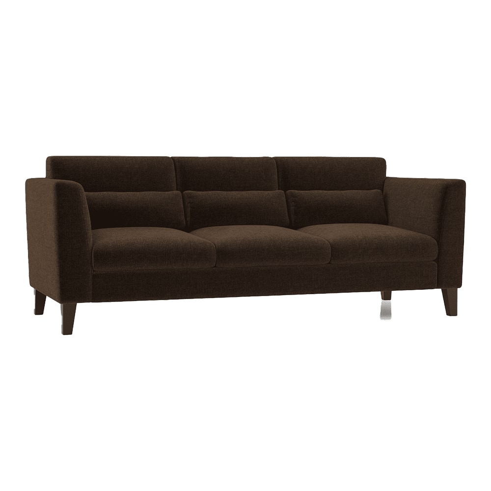 Lewis Sofa Set (Colour : Dark Earth, Cushion : Hard, Seater : 3+2+1)