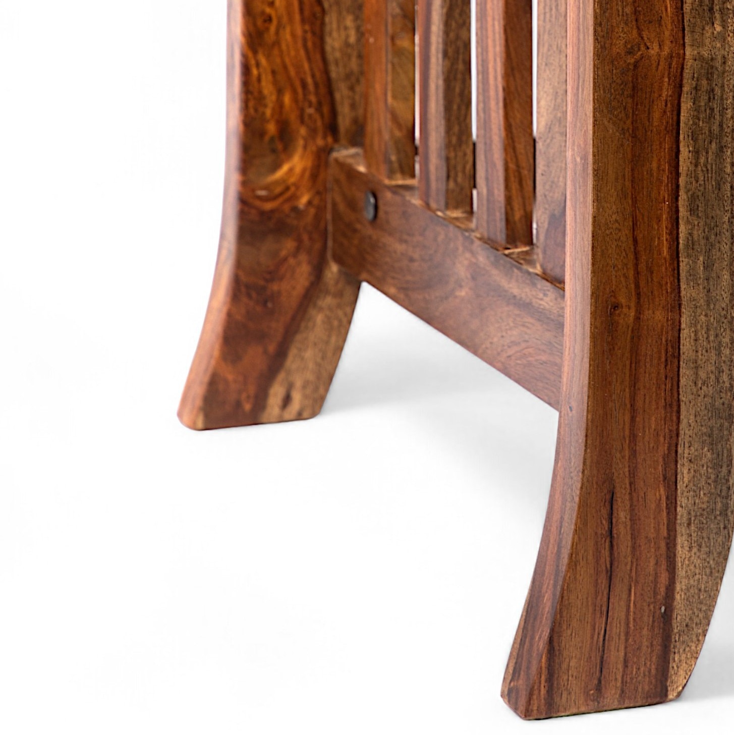 Omar Sheesham Wood Coffee Table In Teak Finish