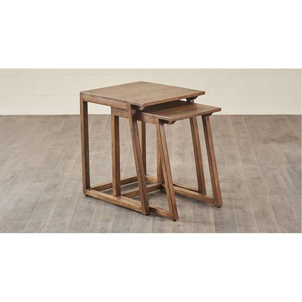 Dresden Solid Wood Side Table in  Natural Finish