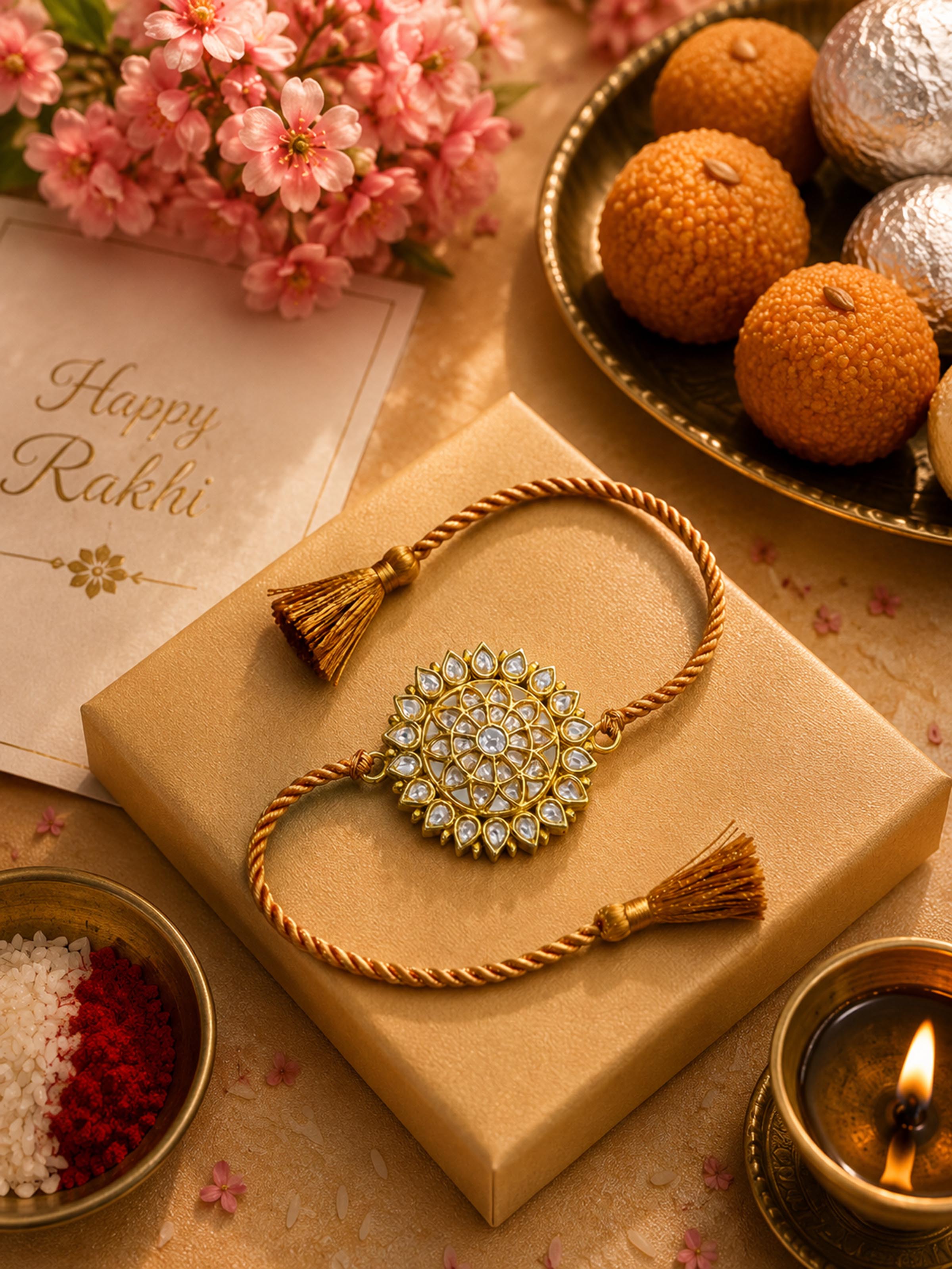 Silversmithing Rakhi