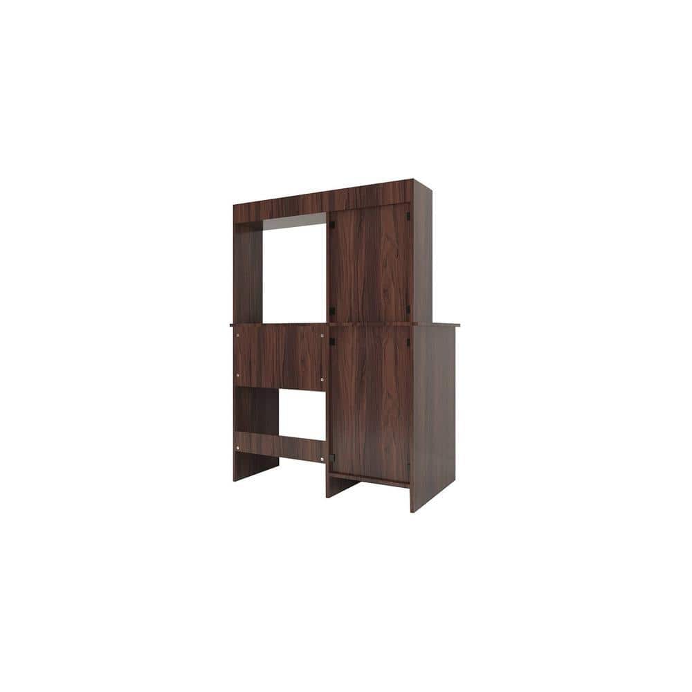 Sayoko Study Table (Rattan Door)