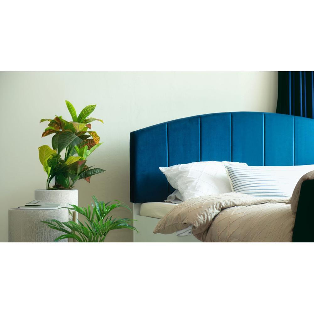 Satya Engineered Wood Queen Size Bed In White Finish