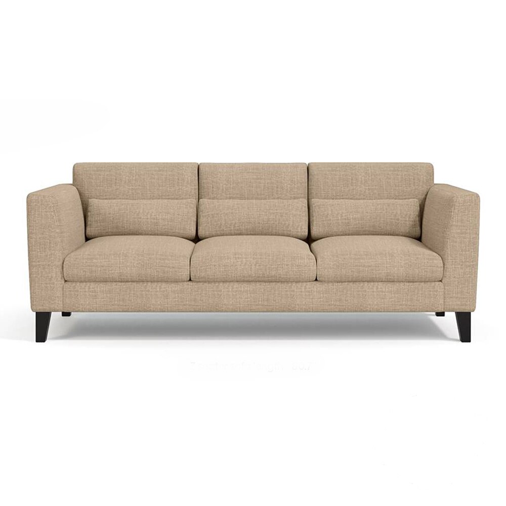 Lewis Sofa Set (Colour : Sandshell Beige, Cushion : Hard, Seater : 3+2+1)