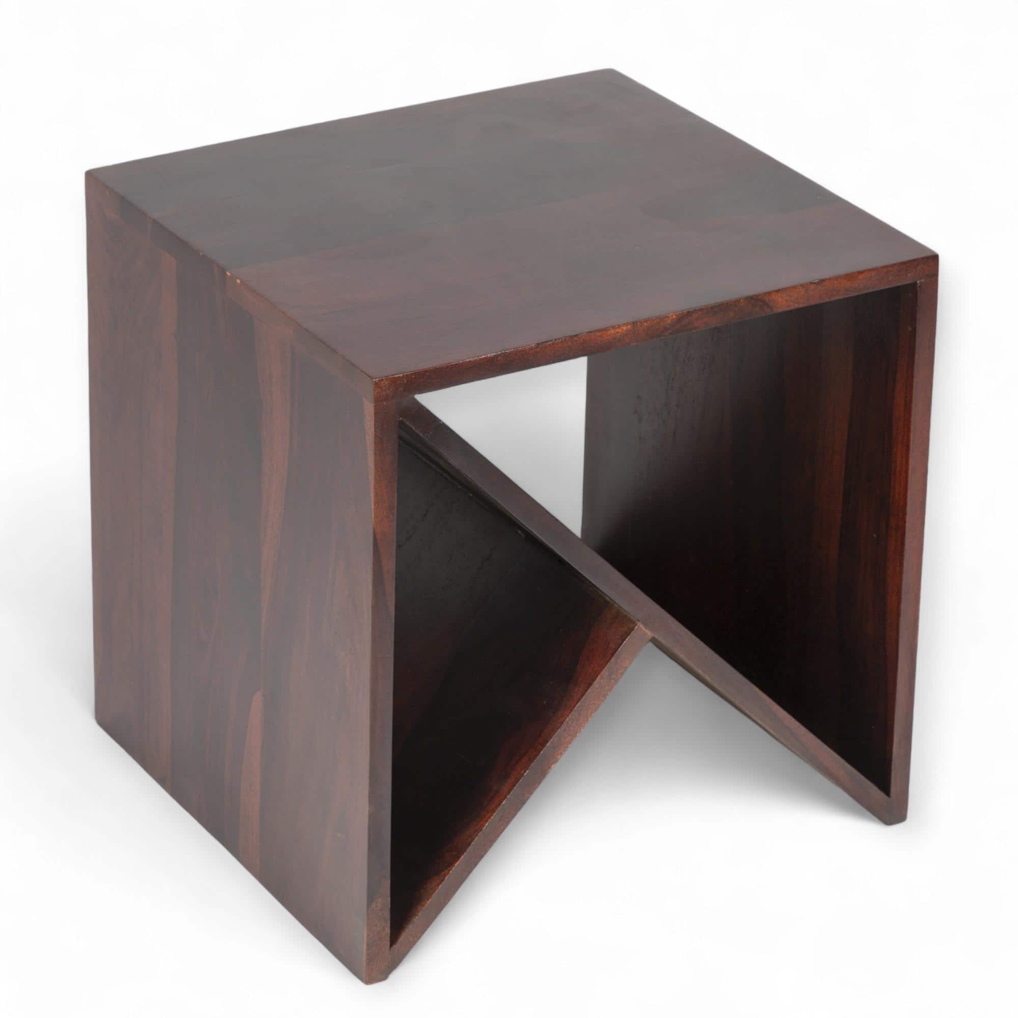 Noah Side Table - Walnut Finish