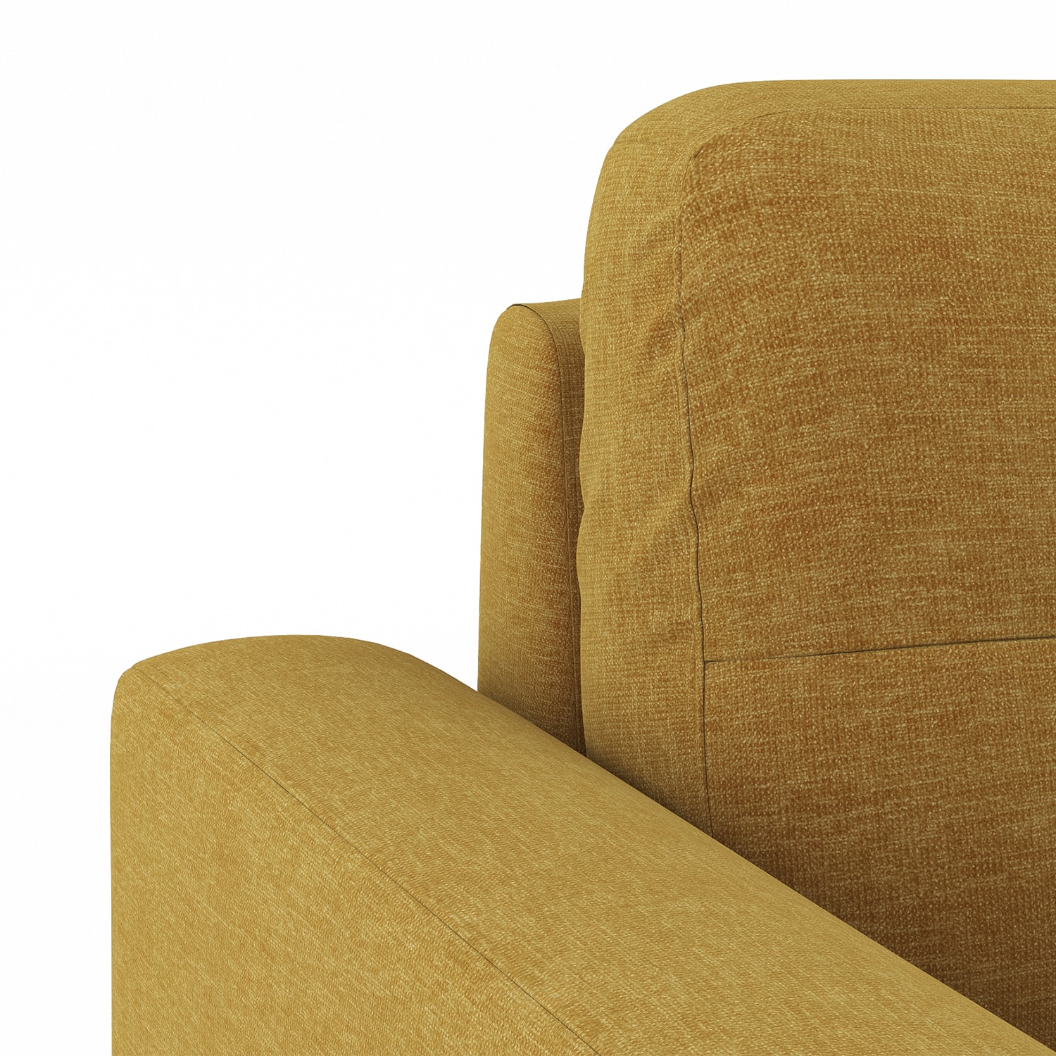 Verona Sofa Set (Colour: Ochre, Seater: 2+1+1)