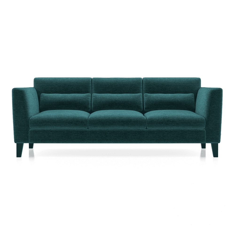 Lewis Sofa Set (Colour : Malibu, Cushion : Hard, Seater : 3+2+1)