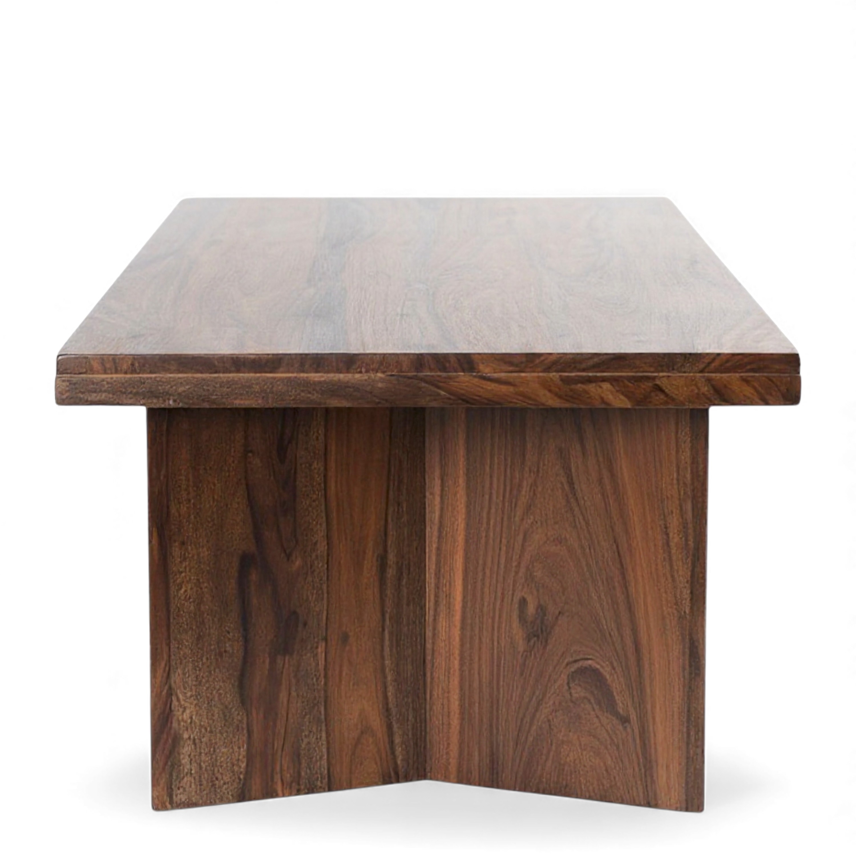 Kassel Sheesham Wood Coffee Table In Teak Finish