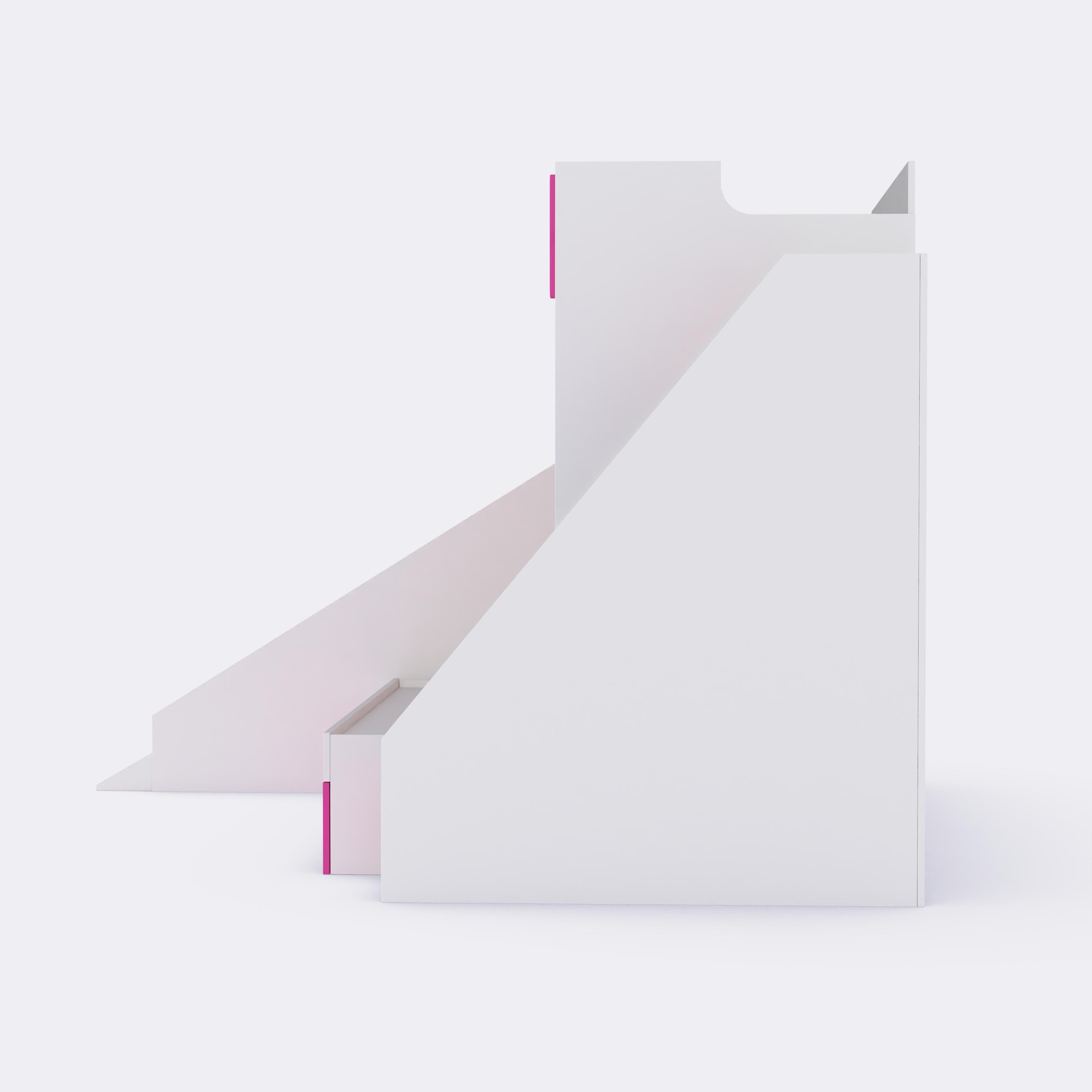 Sleep N’ SlideBunk Bed  6X4 (Drawers On Wheels) In Pink Colour