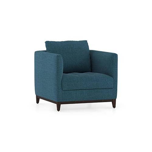 Florence Compact Sofa Set (Colour : Colonial Blue , Seater : 3+1+1)