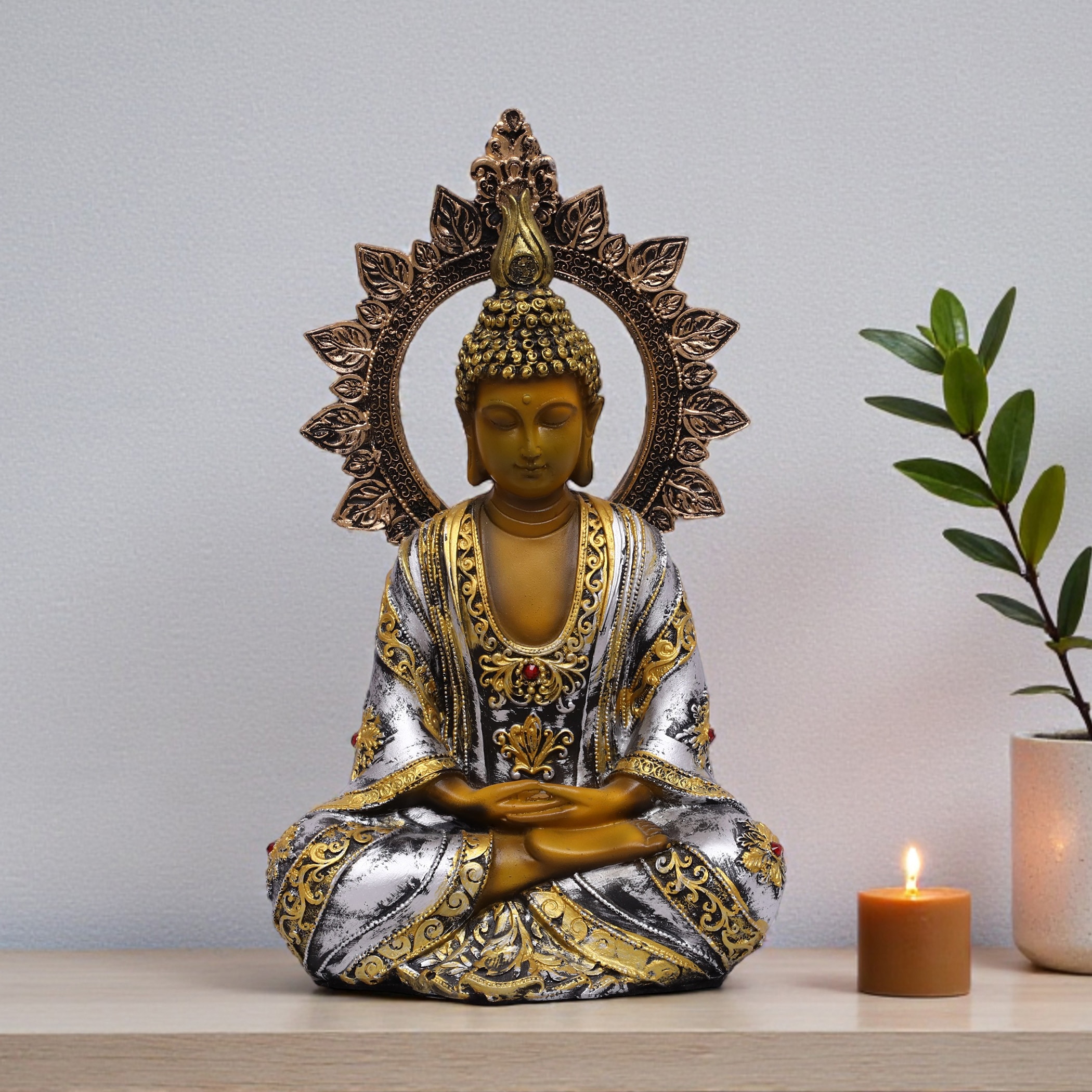 VEDAS Polyresin  Figurine in Multicolor - Vedas