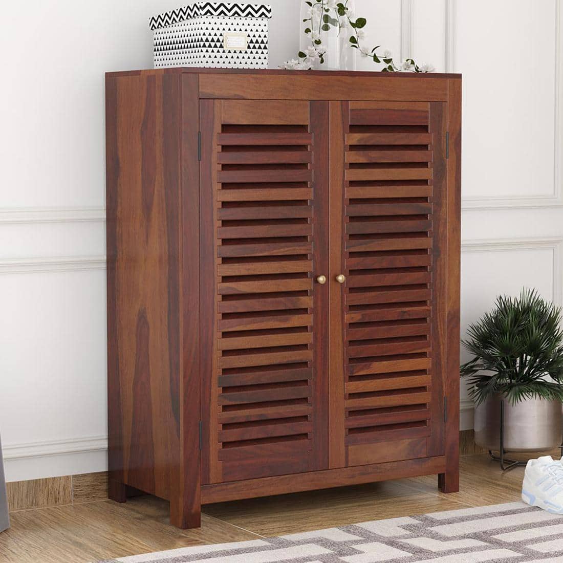 Dyson Shoe Rack Of 15 Pairs In Provincial Teak Color