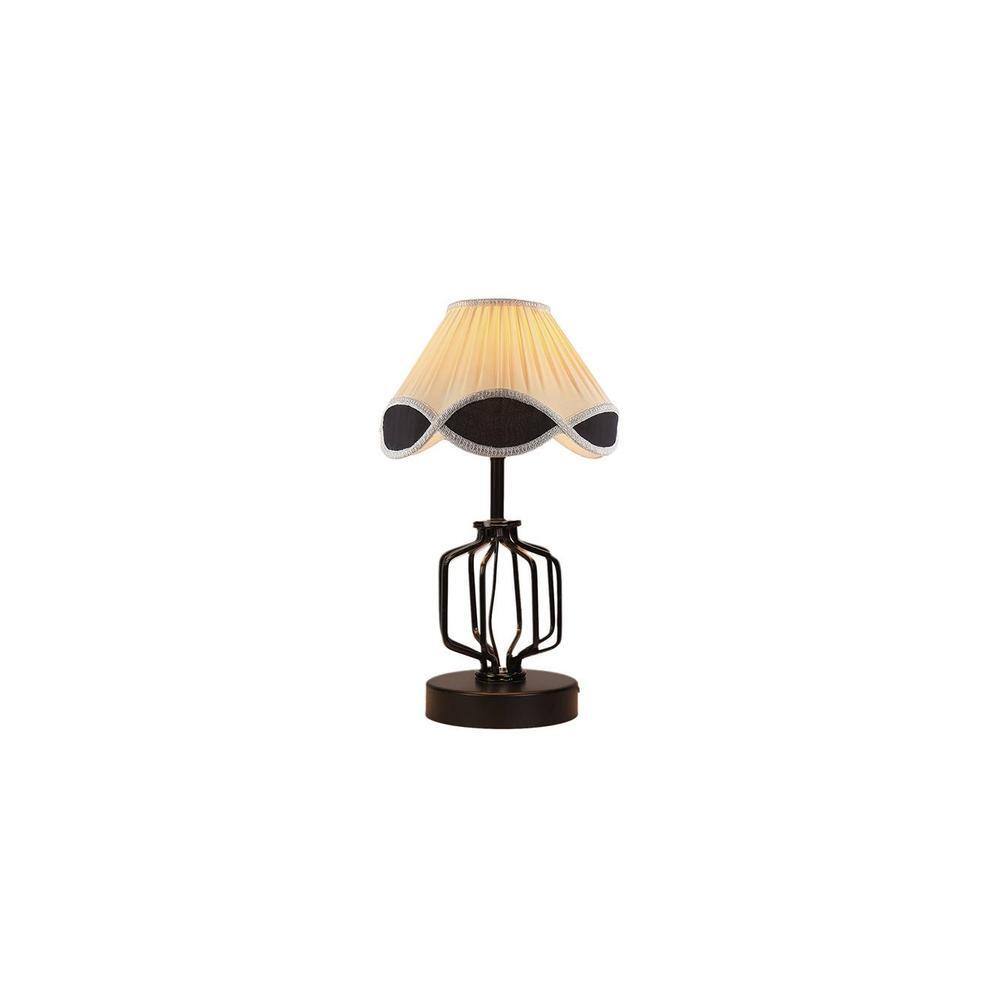 Cataleya Vintage Multicolor Shade Table lamp with Iron Base