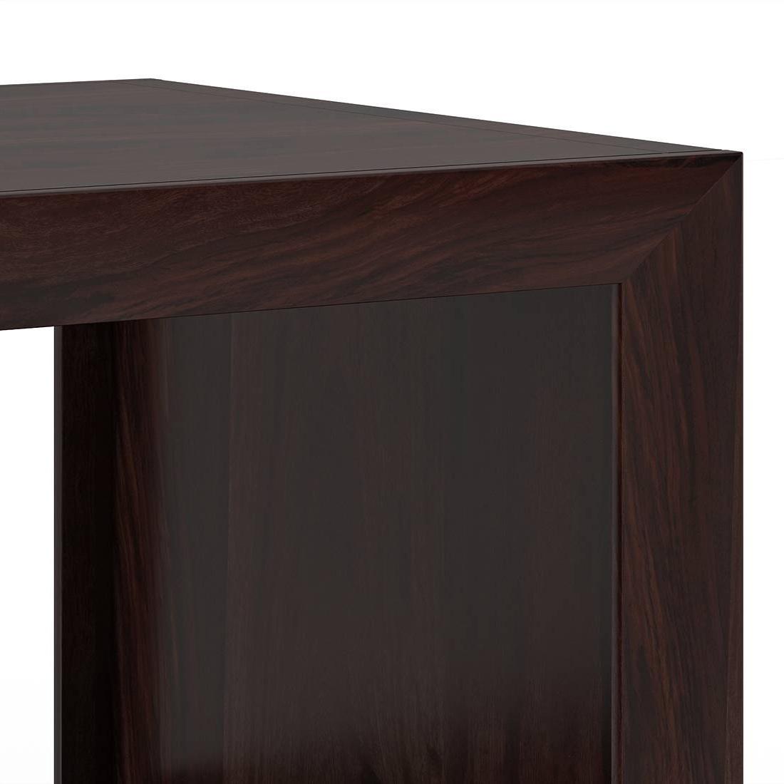 Euler's End Table in Mahogany Finish