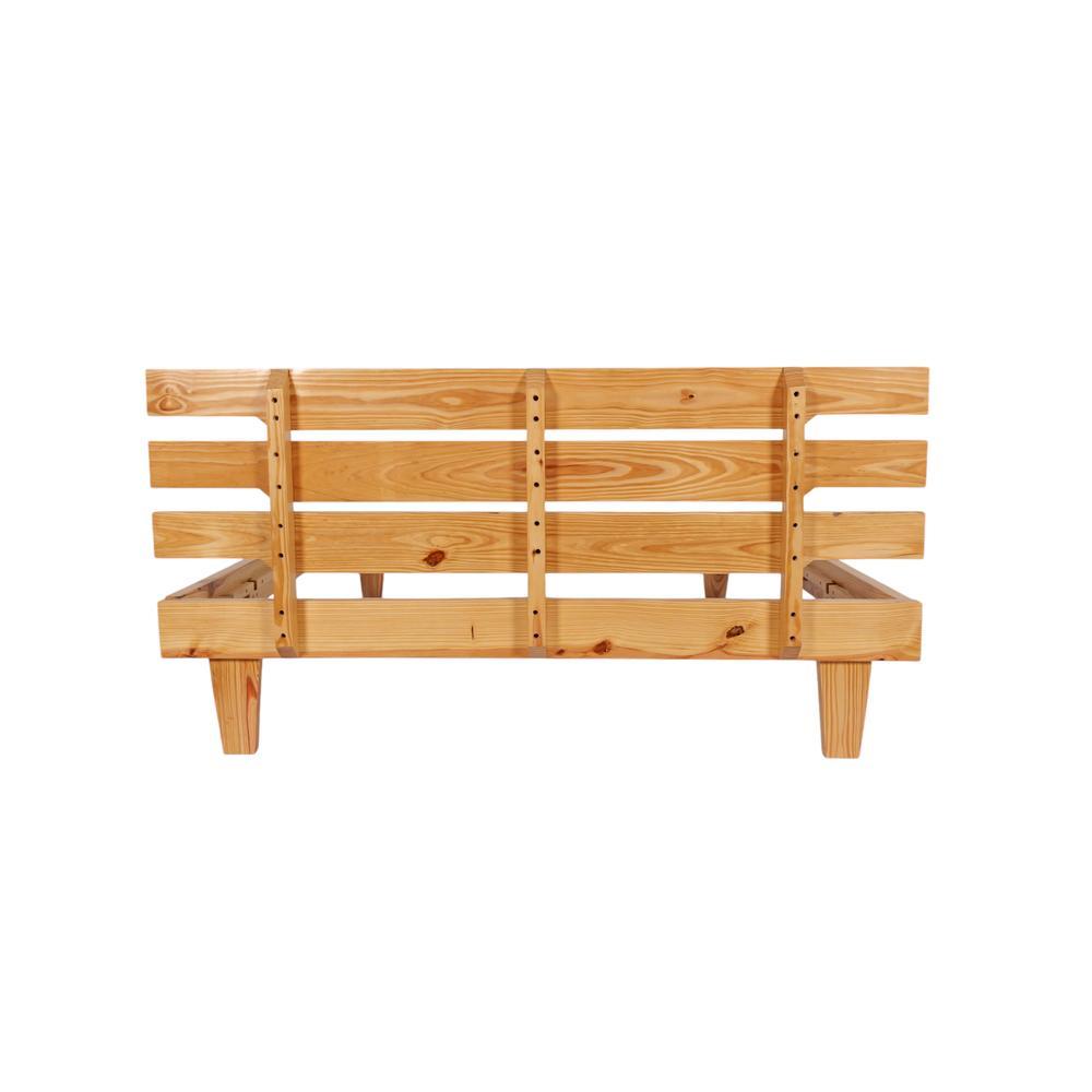Hensley Solid Wood Non Storage Bed In Natural Finish Finish