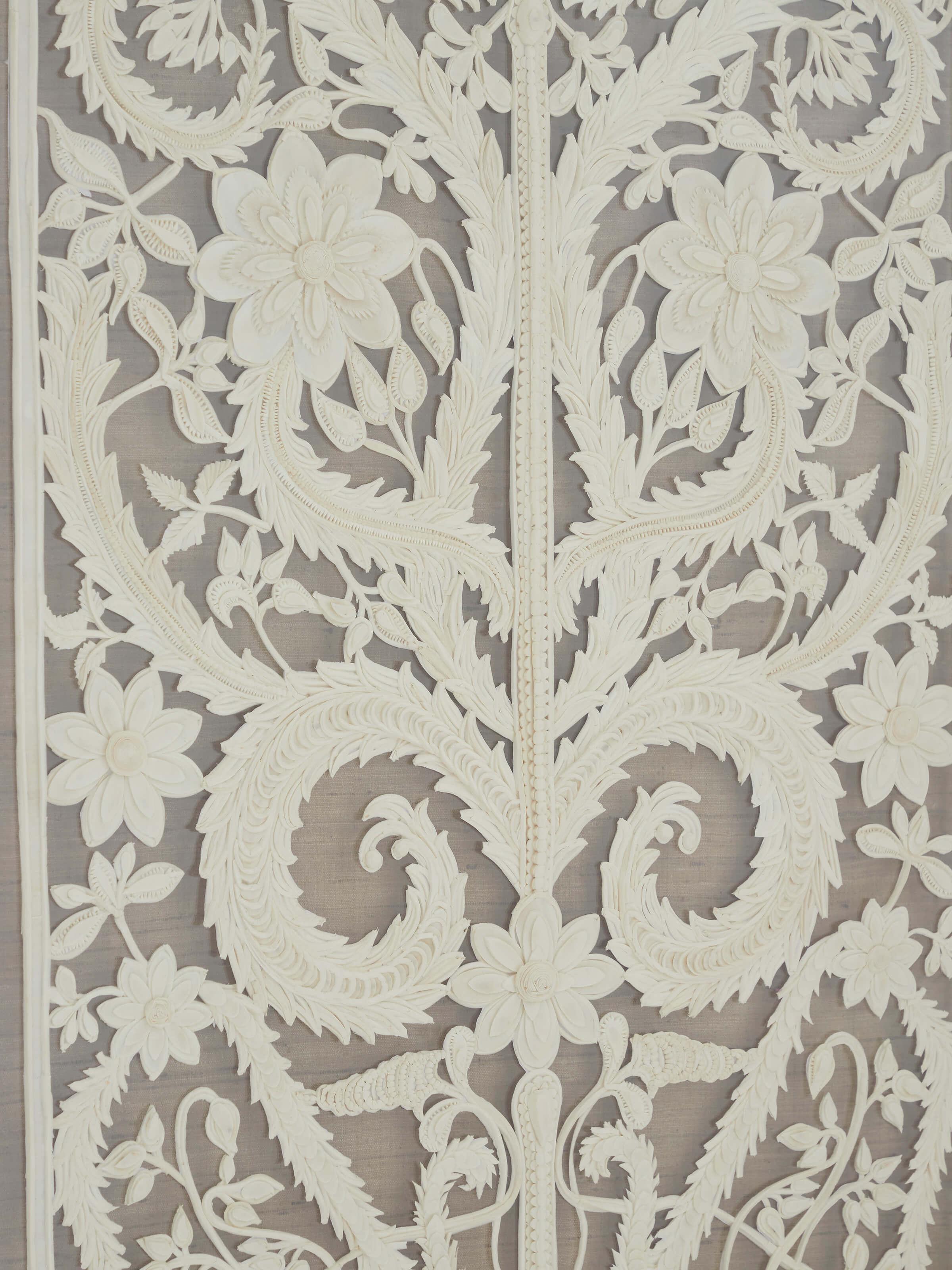 Sholapith Flower Wall Art