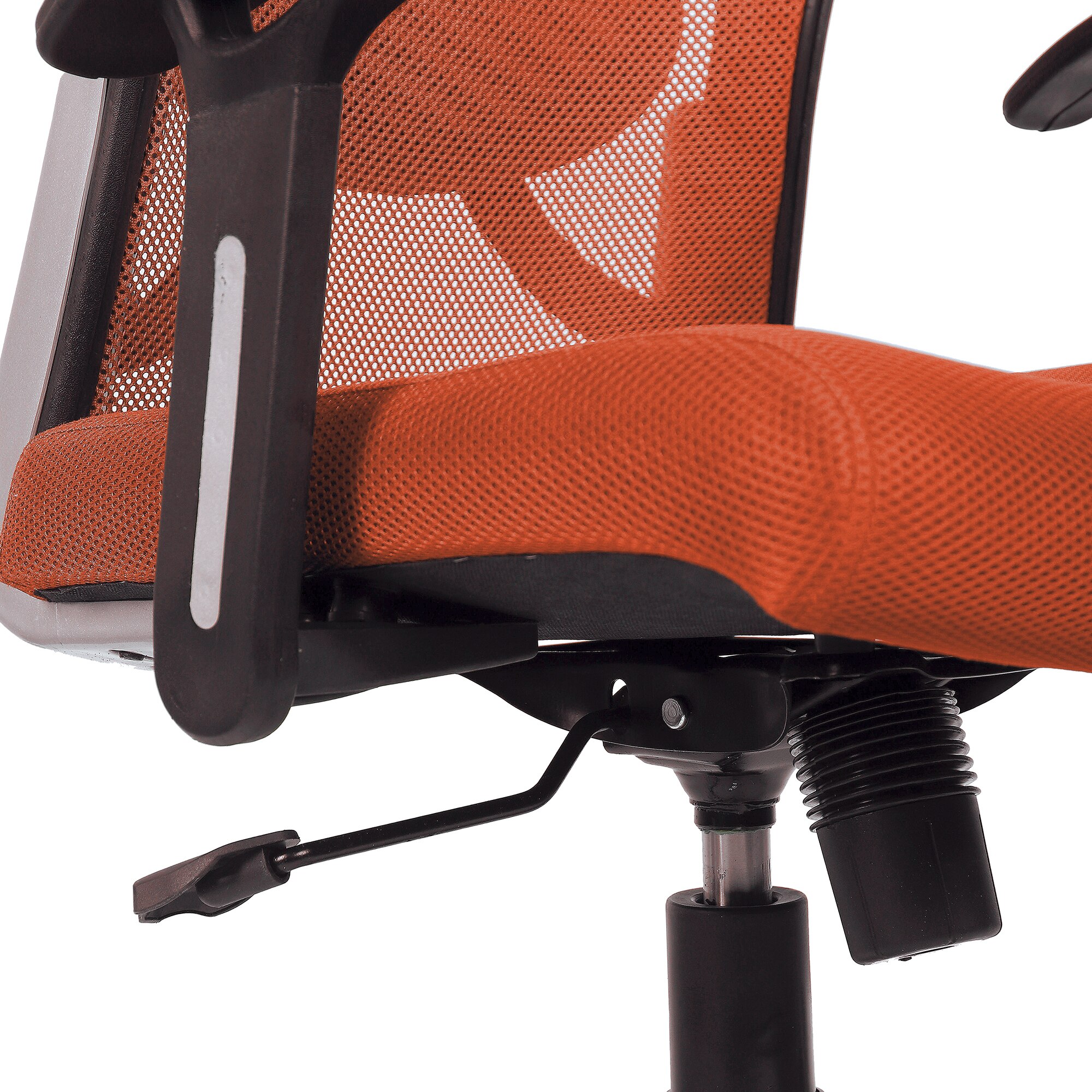 Reaii Mid Back Ergonomic Chair in Orange Colour