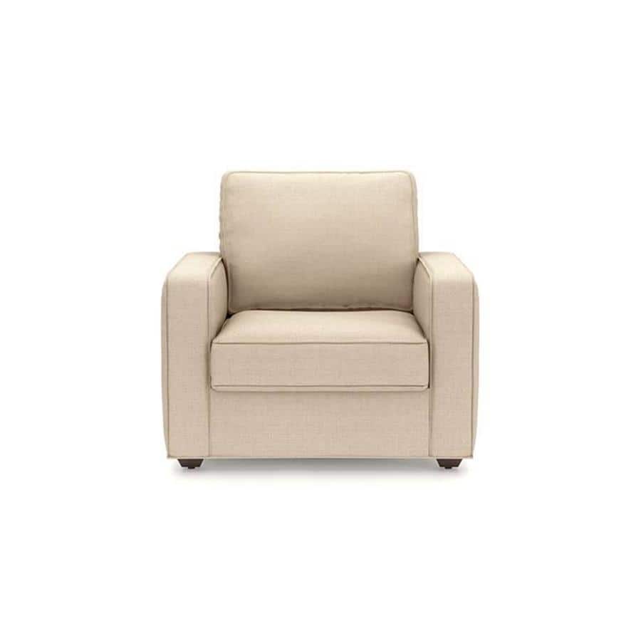 Apollo Compact Sofa (Colour : Pearl, Cushion : Hard, Back Type : Regular, Seater : 2+1+1)