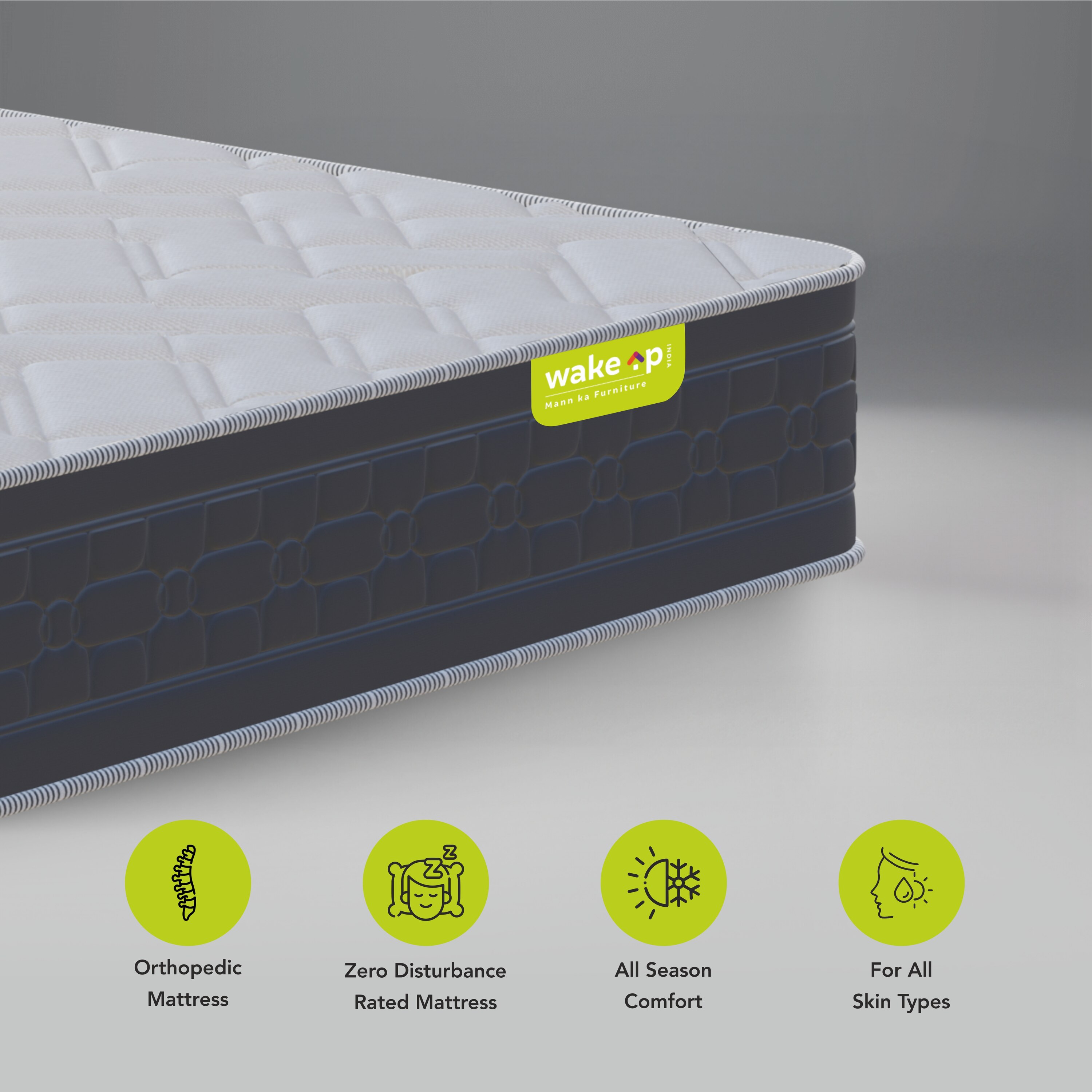 Dreamsway Pocket Spring Mattress 8 inch Mattress (75 x 60 in, 8 Inches)