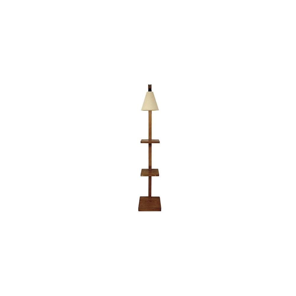 Andre Beige Jute Floor Lamp with Beige Jute Base