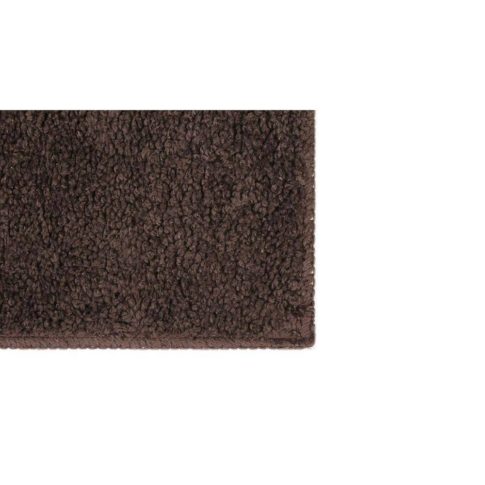 Sariyah Brown Solid Natural Fiber 23x15 inches Anti-Skid Bath Mat