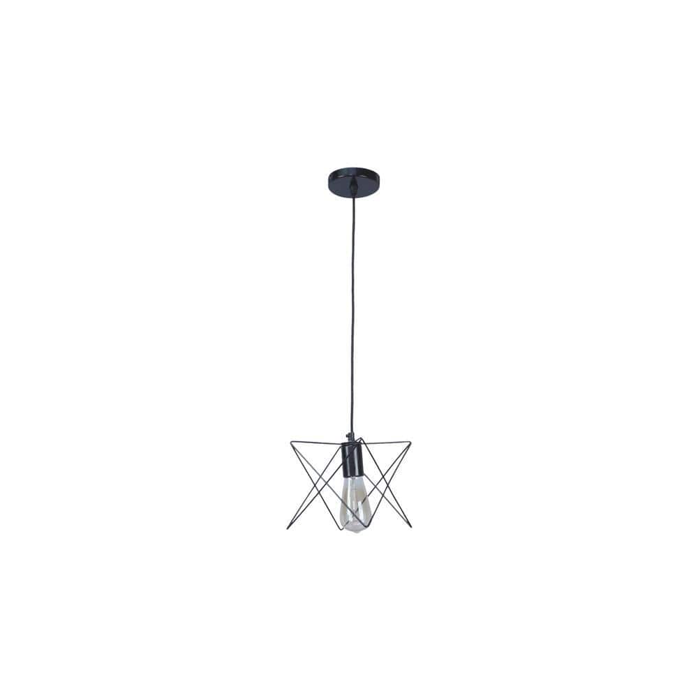 Nordic Black Vintage Metal Single Hanging Light